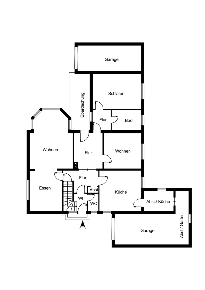Grundriss EG Einfamilienhaus Sulingen