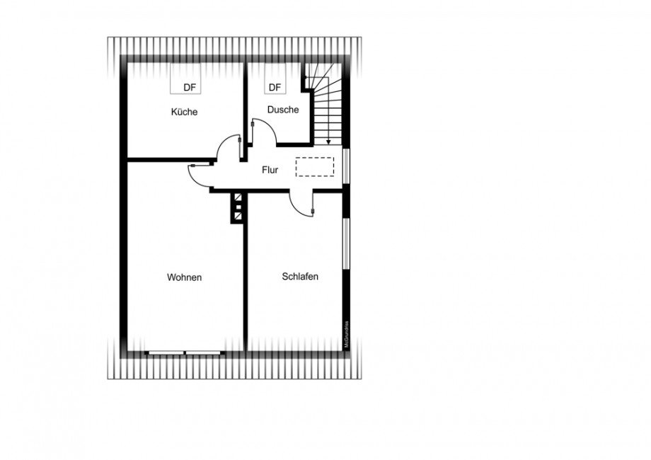 Grundriss DG Zweifamilienhaus Sulingen