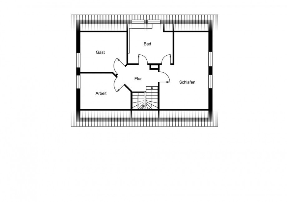 Grundriss DG Einfamilienhaus Sulingen