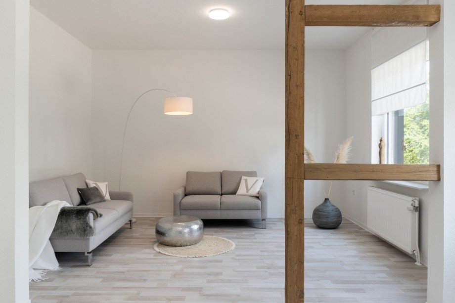 Wohnzimmer Etagenwohnung L�hne