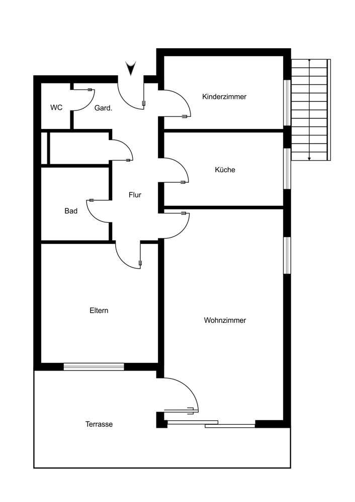 Grundriss Etagenwohnung Sulingen