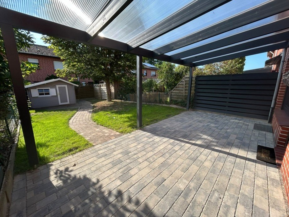 �berdachte Terrasse Reihenmittelhaus Syke