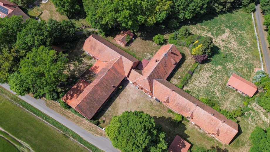 Gesamtansicht Resthof Borstel / Schamwege