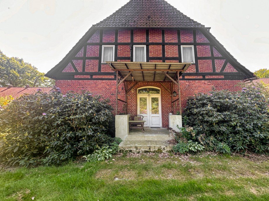 R�ckansicht Resthof Borstel / Schamwege
