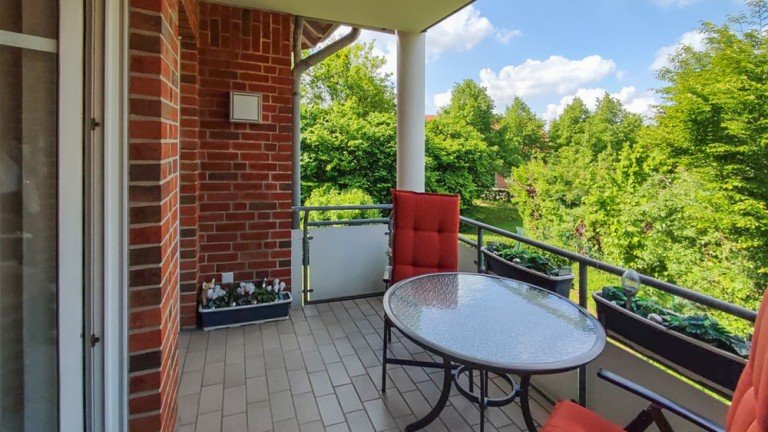 028 Sulingen Etagenwohnung Stilvolle Eigentumswohnung mit Balkon, Blick ins Gr�ne und zentrumsnah in Sulingen zu verkaufen