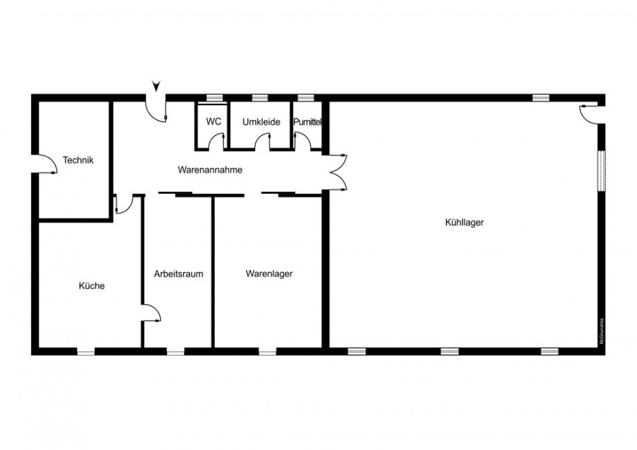 Grundriss Produktion Zweifamilienhaus Sulingen